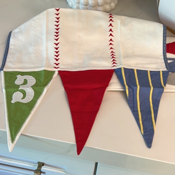 ⚾️ NEW Pottery Barn Kids Baseball Runner 17” X 70” Sports - Picture 3 of 11